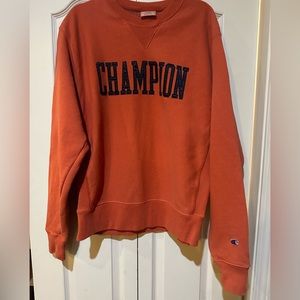 Classic Champion hoodie sweatshirt.